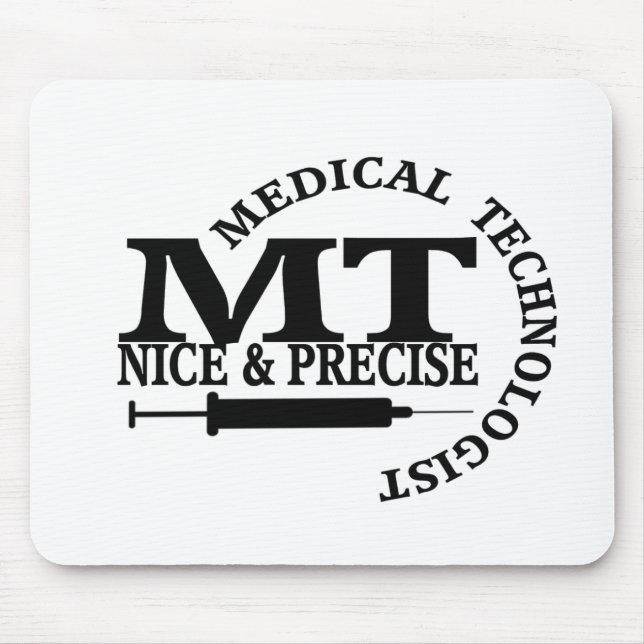 MOUSEPAD MT SLOGAN NICE E TÉCNICA DE LABORATÓRIO MÉDICO PRE (Frente)