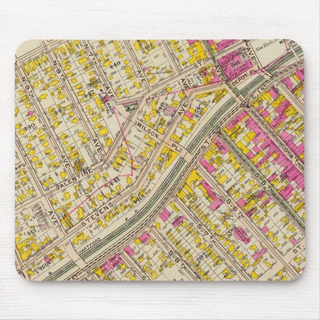 Mousepad Mt Vernon, 2-5, Nova York (Frente)