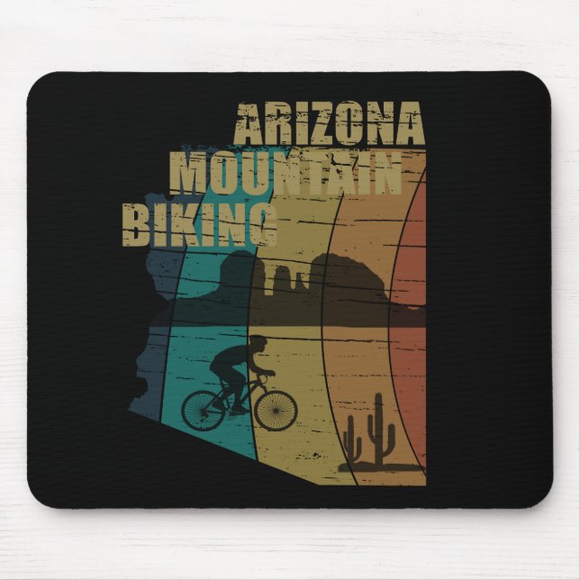 Mousepad Mtb Az Sedona - Bicicleta de Montanha Arizona (Frente)