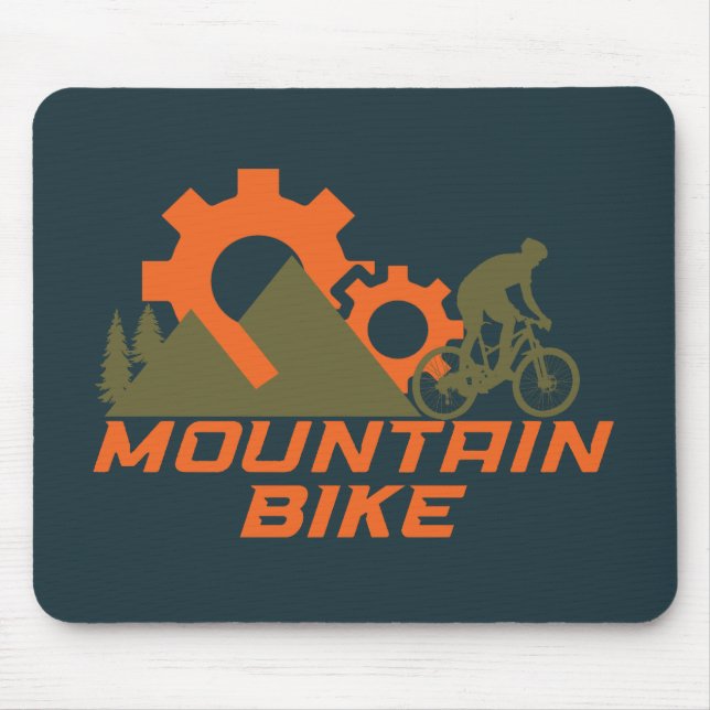Mousepad MTB Bicicleta de Montanha Downhill Moderna (Frente)