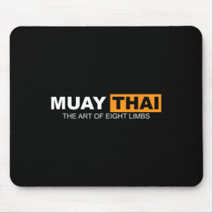 Mousepad Muay Thai A Arte Dos Oito Membros Que Gritam A Cai