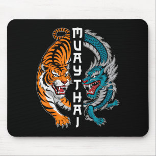 Mousepad Muay Thai Boxe Tailândia Fã de Muay Thai Homens Mu