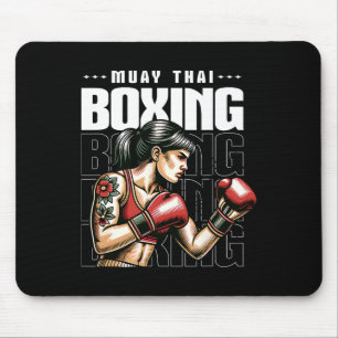 Mousepad Muay Thai Fighter Mma Vintage Martis Artes Marciai