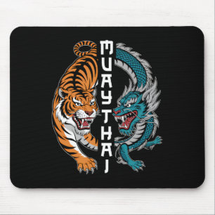 Mousepad Muay Thai Tailândia Boxando Muay Thai Fan Men Mulh
