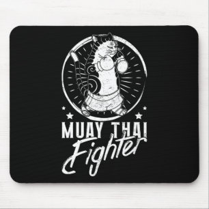 Mousepad Muay Thai Tailândia Punho Ringue Joelho Lutador Té