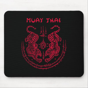 Mousepad Muay Thai Tigre Sak Yant Kickboxing Espiritual Tai