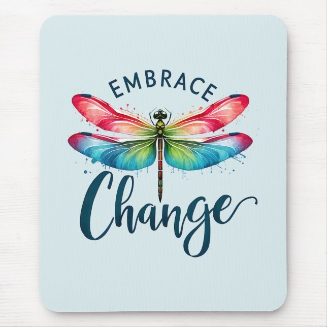 Mousepad Mudança de Embraço - Dragonfly Artística (Frente)
