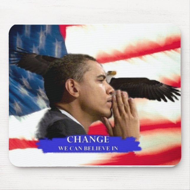 Mousepad Mudança de Obama (Frente)