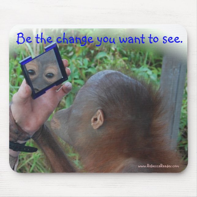 Mousepad Mudança famosa das citações do grande conselho (Frente)