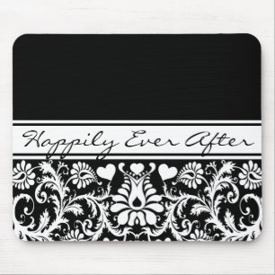 Mousepad Mudança Floral de Casamento para Qualquer Cor