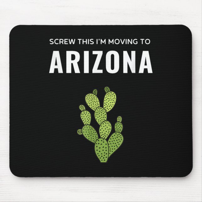 Mousepad Mudando Para longe, Dane-se, Estou Indo Para o Est (Frente)