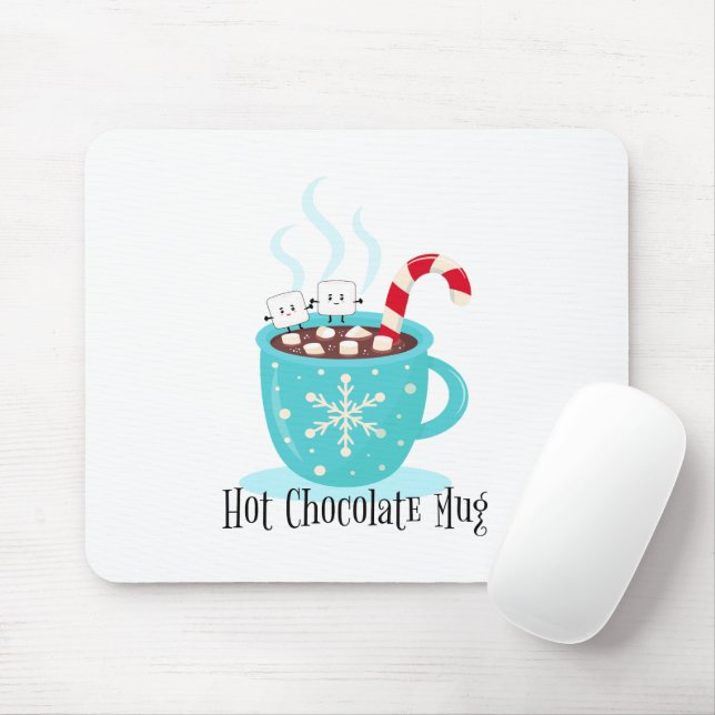 Mousepad Mug de chocolate quente (Com mouse)