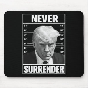 Mousepad Mug Shot - Donald Trump Mug Shot - Nunca renove