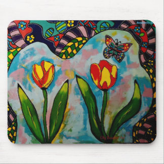 Mousepad Muismat "Flower-Art"