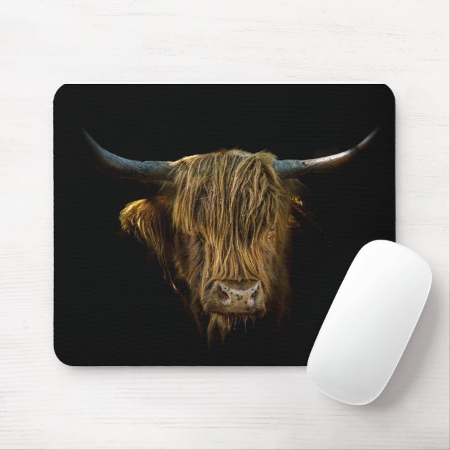 Mousepad Muismat Schotse hooglander (Com mouse)