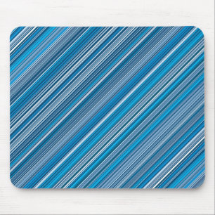 Mousepad Muitas listras multicoloridas para o azul...