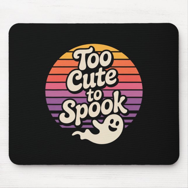 Mousepad Muito Bonito Para Dizer Dia de as Bruxas engraçado (Frente)