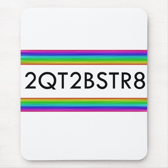Mousepad Muito Bonito Para Ser Hetero (Frente)