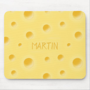 Mousepad Muito Cheesy! Nome Personalizado do Queijo Suíço