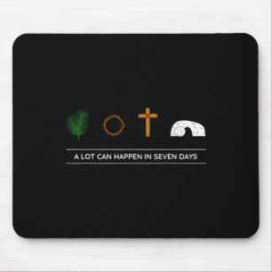 Mousepad Muito Pode Acontecer Em 7 Dias Domingo de Ramos Se