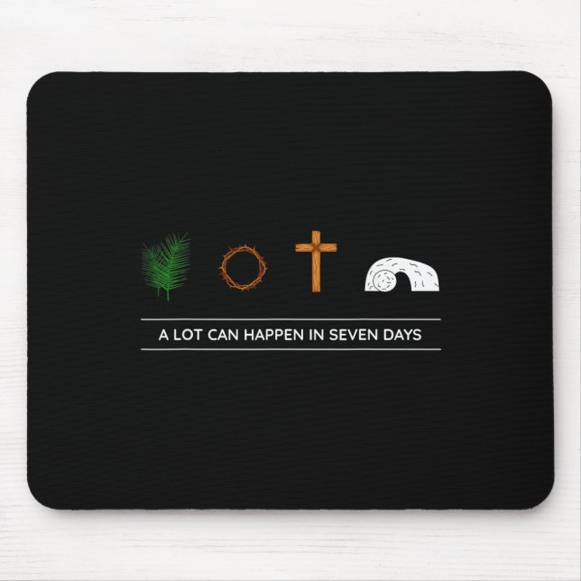 Mousepad Muito Pode Acontecer Em 7 Dias Domingo de Ramos Se (Frente)