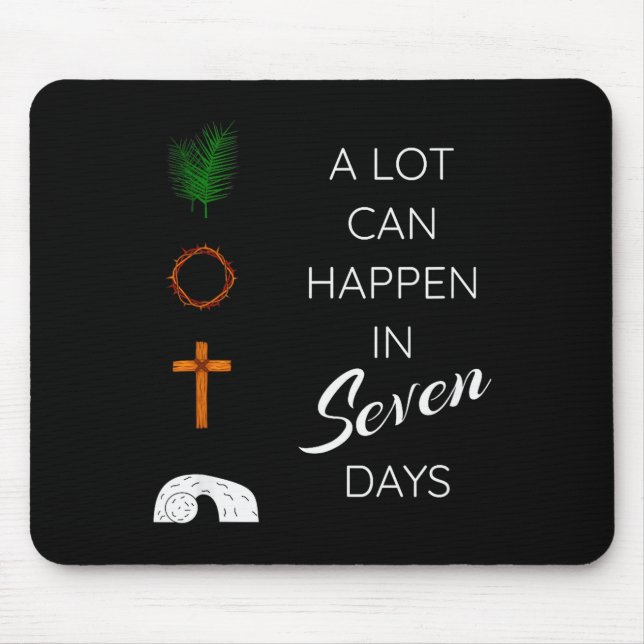 Mousepad Muito Pode Acontecer Em 7 Dias Domingo de Ramos Se (Frente)