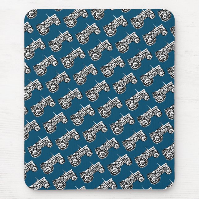 Mousepad Muitos tratores de fergões de masca de cinza (Frente)