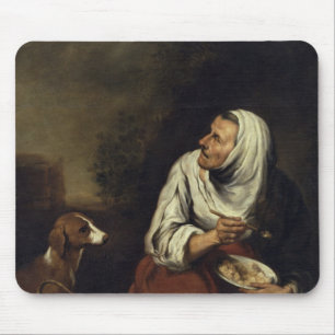 Mousepad Mulher adulta com cão