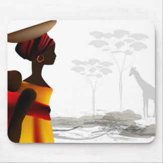 Mousepad mulher africana