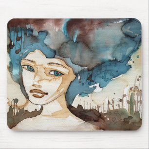 Mousepad Mulher azul