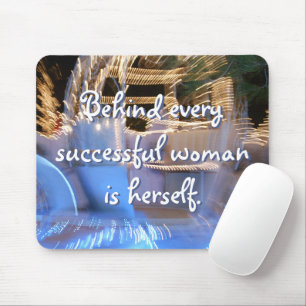 Mousepad Mulher Bem-Sucedida Escrevendo Rapariga Princesa T