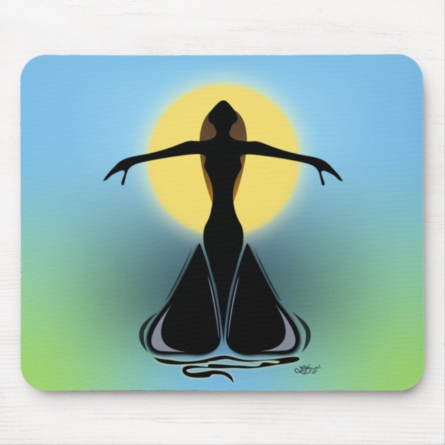 Mousepad Mulher Blooming (Frente)
