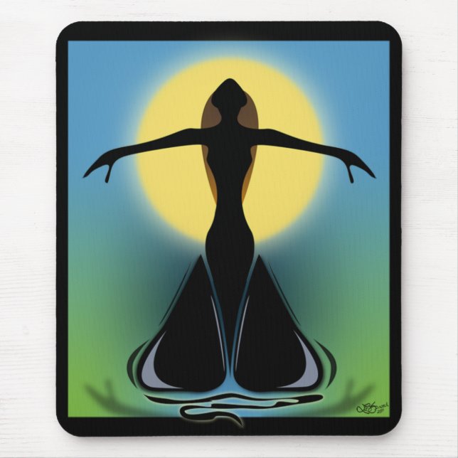 Mousepad Mulher Blooming (Frente)