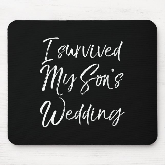 Mousepad Mulher Bonita Presente Para Mães Que Sobrevivi Ao  (Frente)