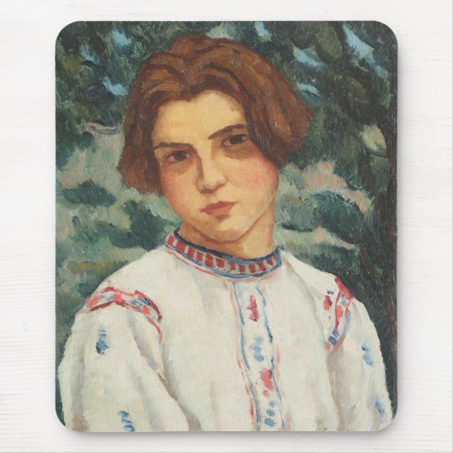 Mousepad Mulher camponesa romena (por Stefan Dimitrescu) (Frente)
