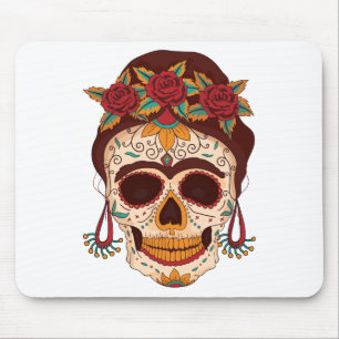 Mousepad Mulher Caveira de Açúcar