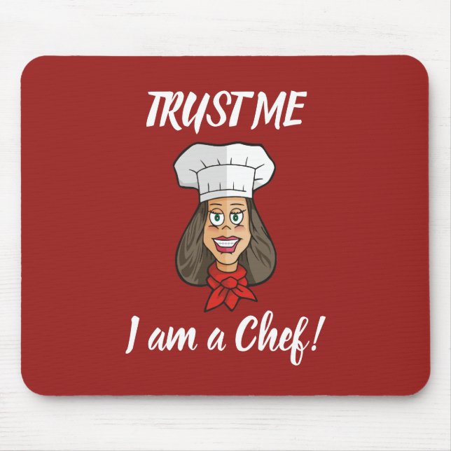 Mousepad Mulher Chef (Frente)