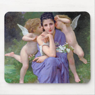 Mousepad Mulher com Cupido, Bouguereau