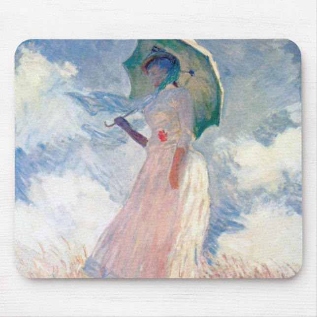 Mousepad Mulher com Parasol, Claude Monet, 1886 (Frente)