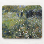 Mousepad Mulher com Parasol em Jardim por Auguste Renoir<br><div class="desc">Impressionista Paisagem Pintura de Pierre Auguste Renoir - Obras-primas clássicas - Série Impressionista de Renoir - Mulher com Parasol em Jardim</div>