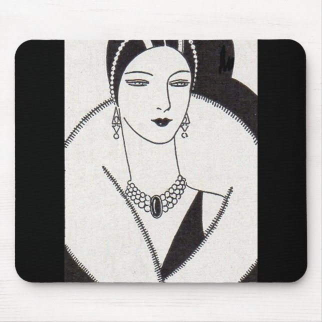 Mousepad Mulher deco de 1928 (Frente)