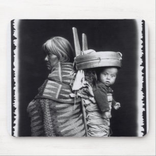Mousepad Mulher do Navaho que leva um papoose nela para
