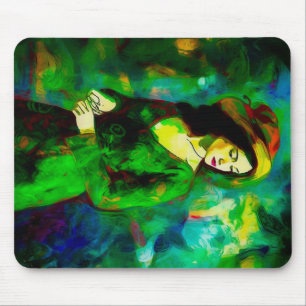 Mousepad Mulher em Chapéu