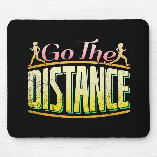Mousepad Mulher em Longa Distância - Maratona Runner (Frente)