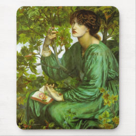 Mousepad Mulher em Verde (Sonho do Dia) (por D.G. Rosetti)