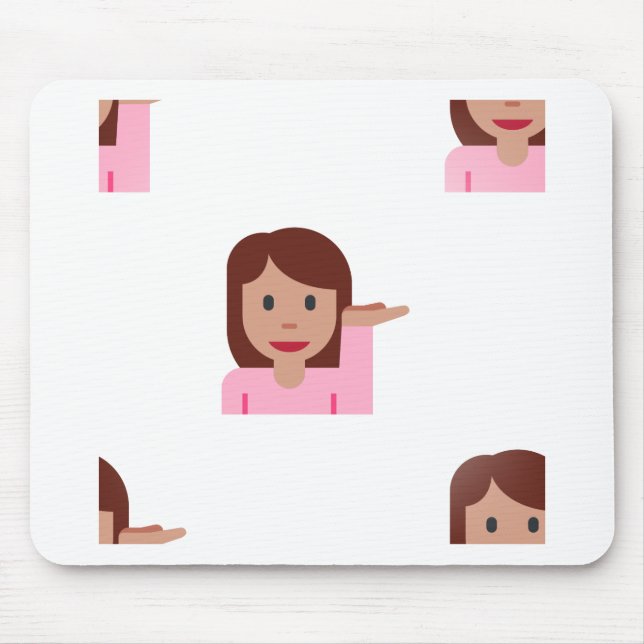 Mousepad mulher emoji (Frente)