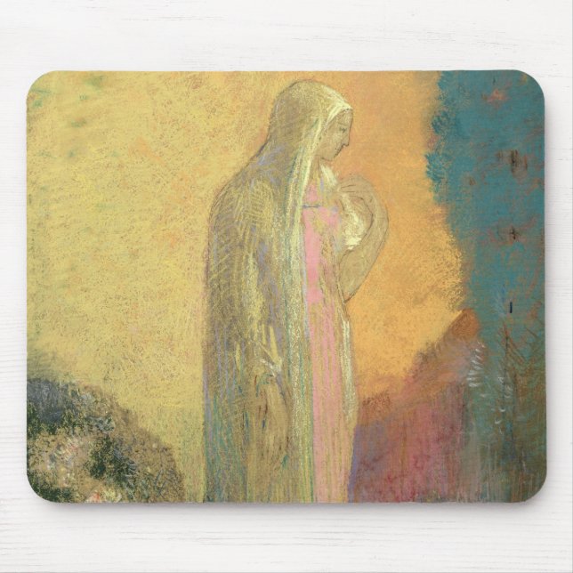 Mousepad Mulher encoberta estando (Frente)