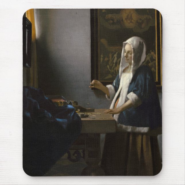 Mousepad Mulher Equilibra Johannes Vermeer (Frente)