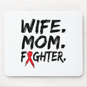 Mousepad Mulher Esposa Mãe Combatendo Doença Cardíaca Sensi