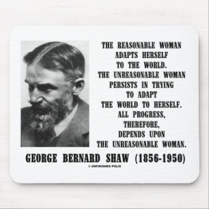 Mousepad Mulher Excessiva G. B. Shaw Cote